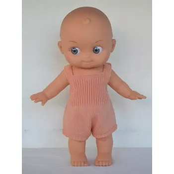 Panenka Panenka Mini Panchas- modré oči - v starorůžových kraťasech ze Španělska (Mini Panchas 28cm)