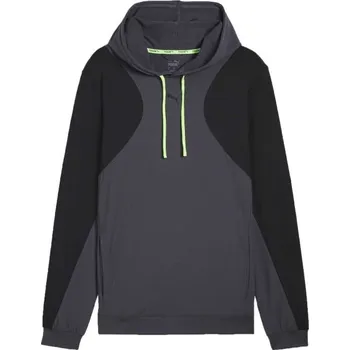 Pánská mikina Pánská sportovní mikina Puma CLOUDSPUN HOODIE 2XL Tmavě šedá, Černá