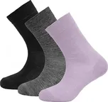 Dámské vlněné ponožky Devold Daily Light 3pk Fialová 36-40