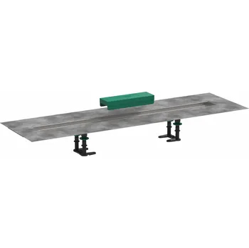 Odvodňovací žlab Hansgrohe uBox universal - Instalační sada lineárního sprchového žlabu 900, nerez 56013180