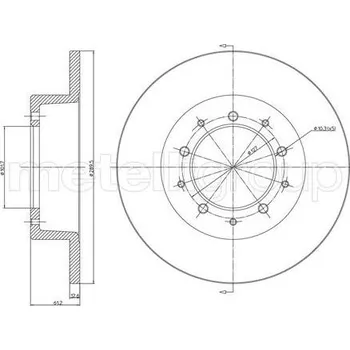 Brzdový kotouč Brzdový kotouč CIFAM 800-359