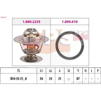 Chladič motoru Termostat, chladivo EPS 1.880.435
