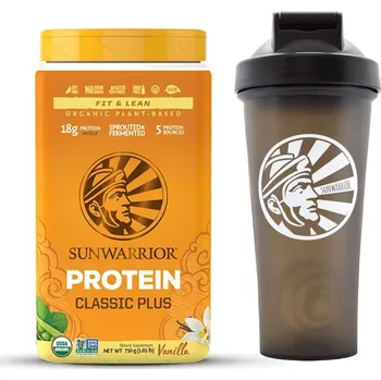 Protein Sunwarrior Protein Classic Plus BIO 750g čokoláda (Proteinová směs) Příchuť: čokoláda