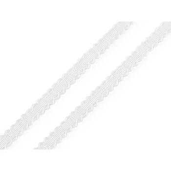 Saténový prýmek / stuha šíře 10 mm, barva 6 Off White