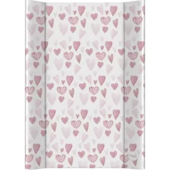 Přebalovací podložka CEBA Podložka přebalovací 2-hranná s pevnou deskou (50x70) Ultra Light Lots of Love