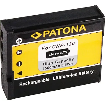 Patona Baterie NP-130 pro Casio Exilim EX-H30 / EX-ZR100 / EX-ZR200, 1500 mAh