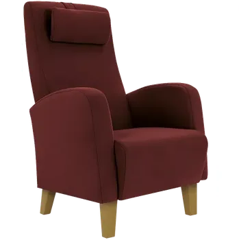 Křeslo DUBLIN, křeslo, moření přírodní, látka vínová