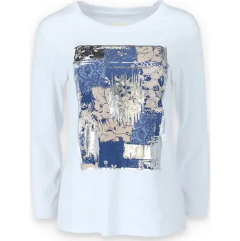 Triko dlouhý rukáv potisk MITICA 755 Itálie barva: modrá