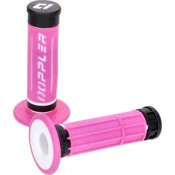 Osvětlení pro motocykl Doppler Gripy Doppler Grip 3D - růžovo-bílo-černé 49406