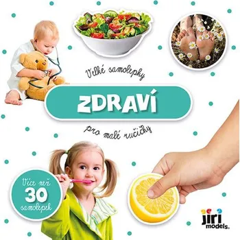 interaktivní kniha Jiri Models Velké samolepky pro malé ručičky Zdraví