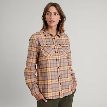 Dámské tričko Košile Kathmandu CARRILLON HF WMNS L/S SHIRT OC3-Taupe/Lolly velikost 8