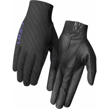 Cyklistické rukavice GIRO Dámské rukavice Riv'Ette CS long finger black electric purple s. S
