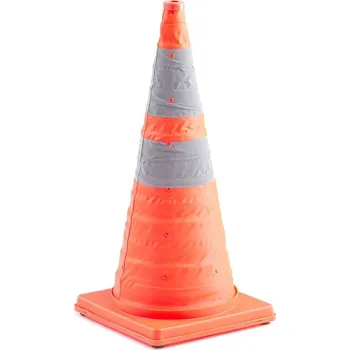 Dopravní zařízení Skládací dopravní kužel se světlem, výška 720 mm