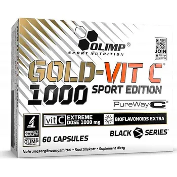 Olimp Sport Nutrition Olimp Gold-Vit C™ 1000 Sport Edition 60 kapslí, kyselina L-askorbová a citrusové bioflavonoidy