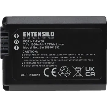 Extensilo Baterie NP-FW50 pro Sony NEX-3 / NEX-5 / NEX-6, 1050 mAh