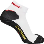 Bílo-černé sportovní ponožky Salomon Speedcross Ankle Socks C19730 Velikost: 42-44