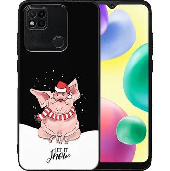 Pouzdro na tablet VSECHNONAMOBIL 69519 MY ART kryt s vánočním designem Xiaomi Redmi 10A LET IT SNOW (075)