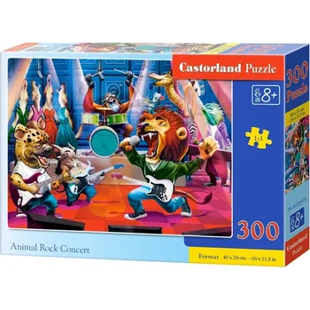 Puzzle Castorland puzzle 300 dílků - Zvířecí rockový koncert