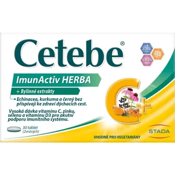 Stada Arzneimittel Cetebe ImunActiv Herba + Bylinné extrakty 30 tbl.