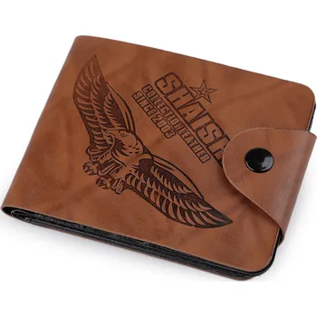 Peněženka Charm Pánská peněženka bez mincovníku hnědá Orel