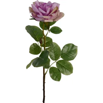 umělá květina Kaemingk Květina RŮŽE, 68cm, fialová, Kaeming