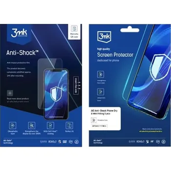 3mk All-Safe - AIO fólie Anti-shock Dry & Wet Fitting Phone, 5 ks 5903108471923