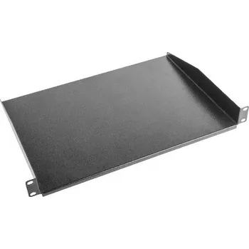 Racková skříň LANBERG 19" FIXED SHELF 1U/483X315MM MAX LOAD CAPACITY UP TO 25KG BLACK