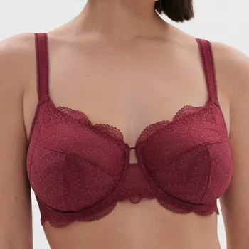 Podprsenka Simone Pérèle - Karma podprsenka vysoká nevyztužená spinel red 90F 12V320