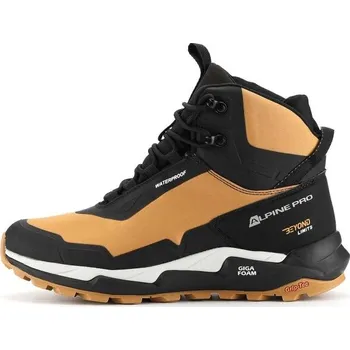 Pánská treková obuv Pánská outdoorová obuv ALPINE PRO ELON 45 Hnědá, Černá, Bílá