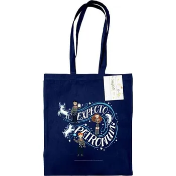 Plátěná taška Harry Potter - Expecto Patronum, modrá