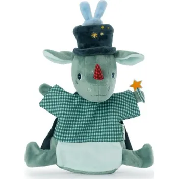 Výuková hračka Lilliputiens - maňásek na ruku - kouzelník dráček Joe