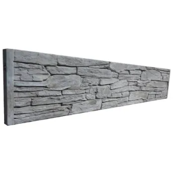 Plot PRESBETON Plotová výplň Presbeton jednostranná 2070x55x400 mm reliéfní přírodní