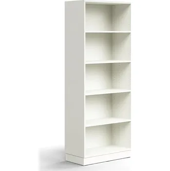 Knihovna Regál QBUS, 4 police, sokl, 2020x800x400 mm, bílá