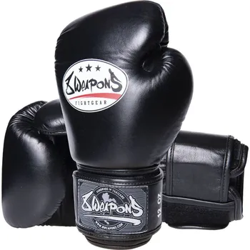 Boxerské rukavice 8 WEAPONS Boxerské rukavice 8WEAPONS Classic - černé (pravá kůže) Velikost: 12oz
