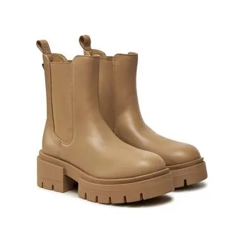 Dámská zimní obuv Guess Kotníková obuv s elastickým prvkem Charlotte FLFCHT ELE10 Béžová 36