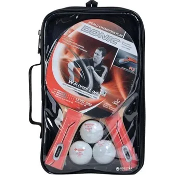Stolní tenis Set na stolní tenis Donic WALDNER 600 SET UNI Červená, Černá, Hnědá