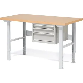Dílenský stůl Dílenský stůl ROBUST, 1500x800 mm, 3 zásuvky