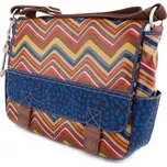 Dámská taška Fossil Wmns Shoulderbag Key-Per Messenger Stripe mix