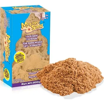 kinetický písek Kinetický / měsíční písek – náhradní sada 800g - oranžová barva