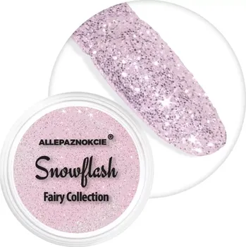 Umělé nehty Jemný efektový glitter na nehty - SNOWFLASH č. 3 (třpytivý mrazivý efekt) (Třpytky na nehty Snowflash)