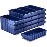 Plastový box DETAIL, 500x230x100 mm, modrý, bal. 16 ks
