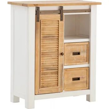 Komoda Dřevěná vysoká komoda Safari