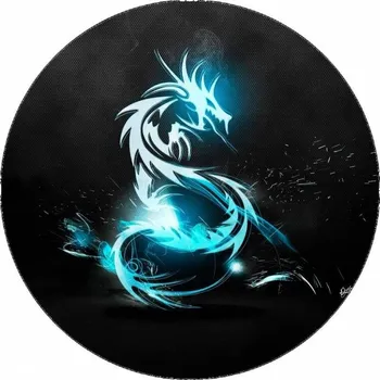 Jedlá dekorace na dort Jedlý papír drak neonový 19,5 cm