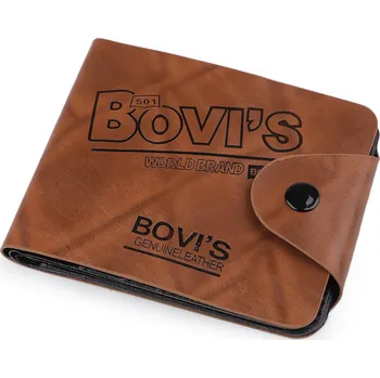 Peněženka Charm Pánská peněženka bez mincovníku hnědá Bovis