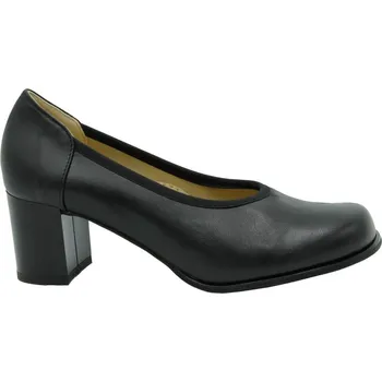 Dámské lodičky Černé bosolodičky De Plus F.163-X-5510 kožené široká špička - 44