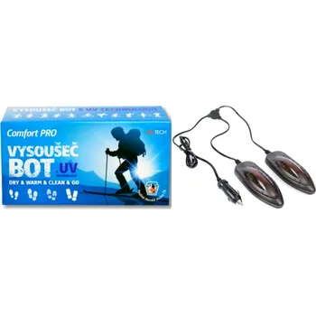 Vložka do bot BHTECH Vysoušeč Comfort PRO UV, 12 V, do auta BH-COMFUV12V