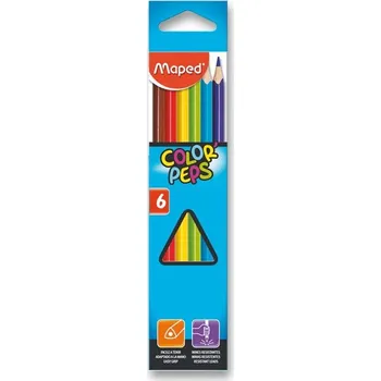 Výtvárné potřeby Pastelky ColorPeps trojboké 6ks