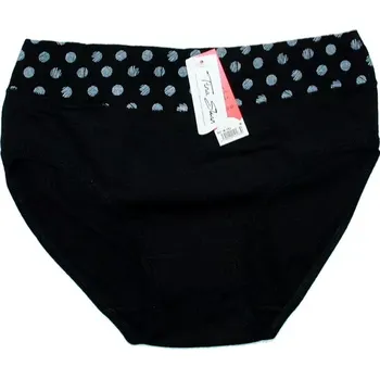 Dámské kalhotky vyšší do pasu černé 183 598/93