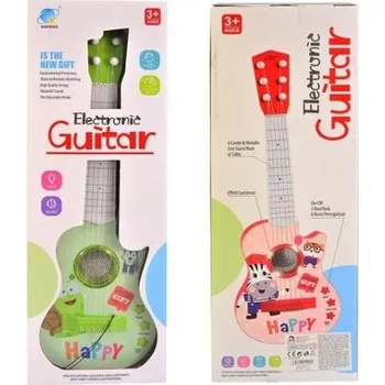 Hudební nástroj pro děti Kytara elektronická, 54 cm