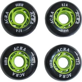 Příslušenství pro in-line Acra Náhradní kolečka k inline bruslím 64 x 24 mm CS05